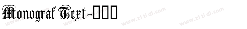 Monograf Text字体转换